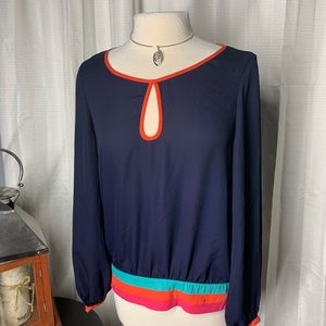 MIAMI/FRANCESCA’S  Blouse Size L🦋